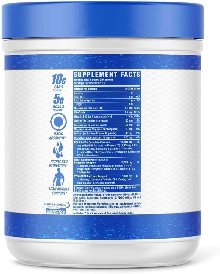 Brand Next Move Signature Series Amino-Tone EAAs Amino Acids Powder with BCAAs, Hydration Essential Amino Acids Post Workout Muscle Recovery, Cherry Limeade, 30 Servings