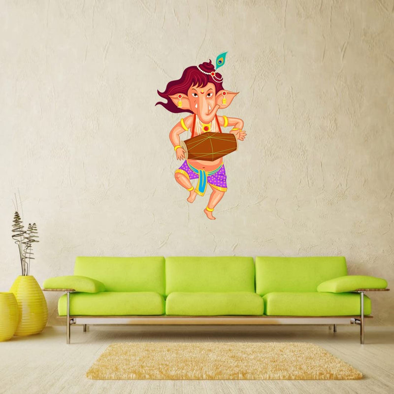 god & god's Large Wall Sticker JUST Peel & Stick Size 50 or 60 cm Pack of 1 (Code GS383