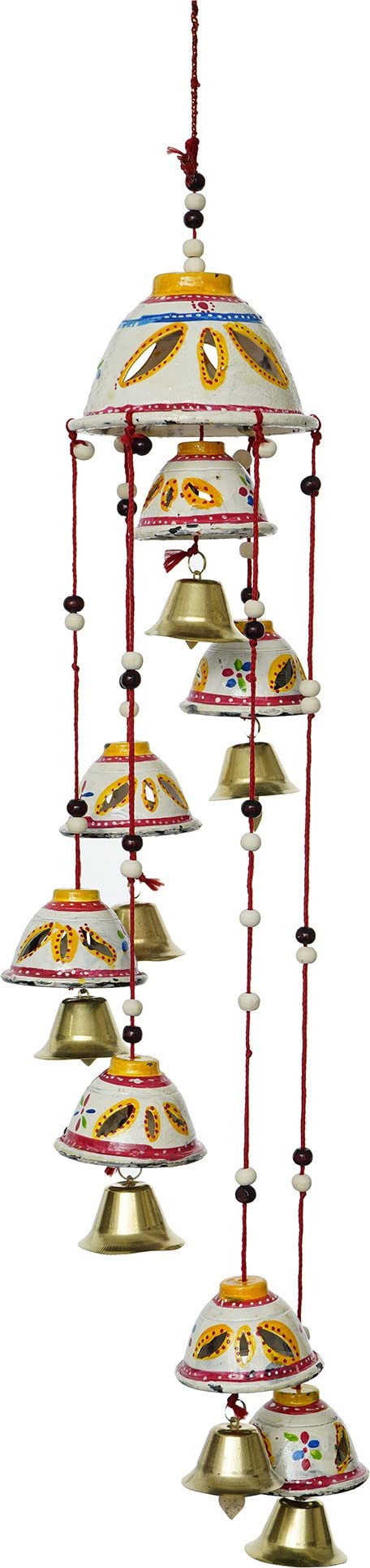 Brothers Creation Handcrafted Rajasthani Bells Design Wall Hanging Decorative wind chimes home Décor