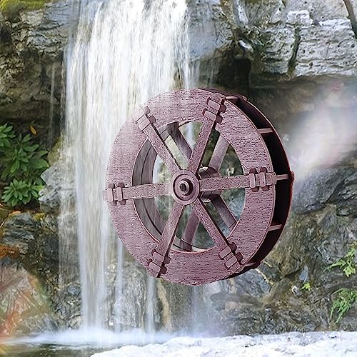 UJEAVETTE® Water Fountain Rotation Wheel DIY Water Wheel Model Fountain Feng Shui Wheel 10Cm|Decor Home|Showpiece Decoration Room |Decorative Table|Show Gift |Office Gifts|Desk Figurine