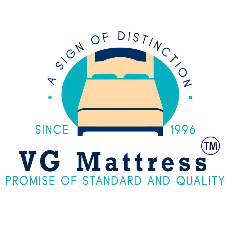 VG Mattress - Organic Silk Cotton Kapok Ilavam Panju Queen Size Mattress, 6.5 x 5 ft / 78 x 60 x 6 Inches with 2 Pillows,[Panipat Cloth]