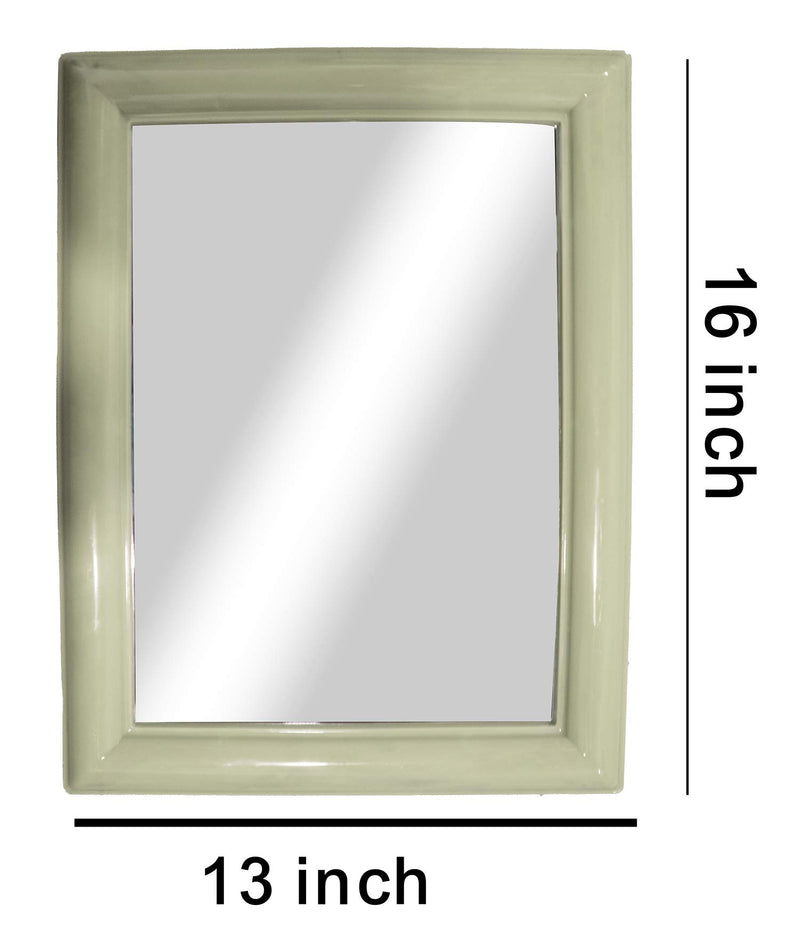 Confidence Mirror for Bathroom Cream Pack of 1