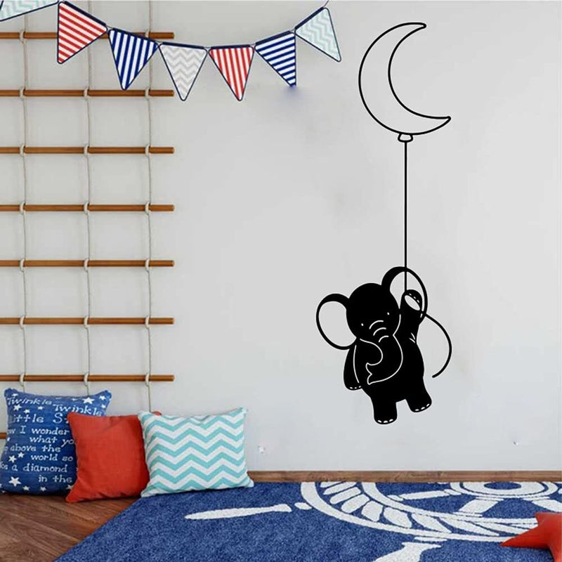 GADGETS WRAP Vinyl Decal Sticker Fly Elephant Balloon Moon (Item Finish Size : 140cm x 48cm)