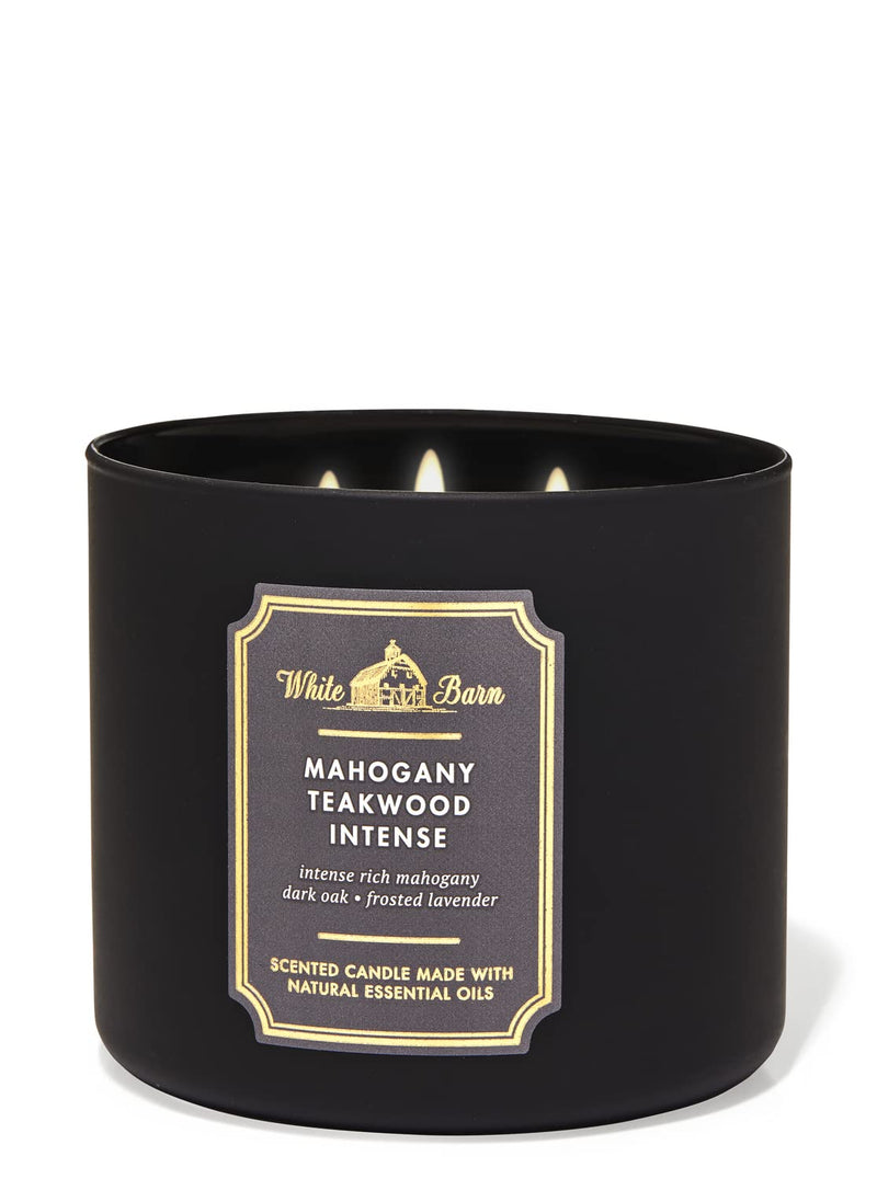 Bath & Body Works Mahogany Teakwood Intense 3-Wick Candle 411 g