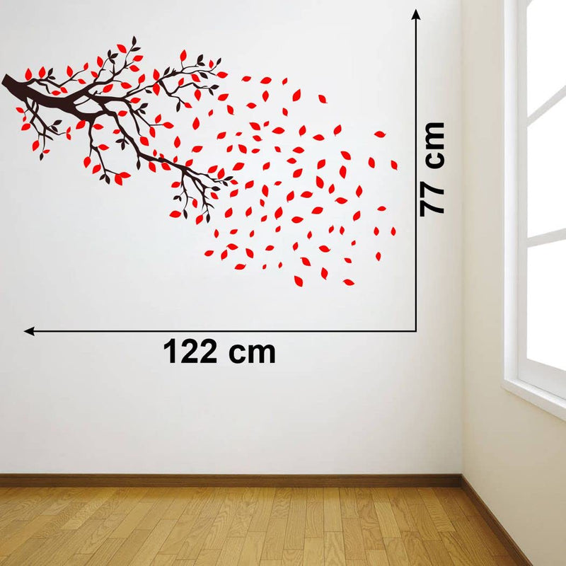 Delight Art Tree and Leaf Design Wall Sticker Size - ( 122*77 ) cm Model id - ( DAMC00355L )