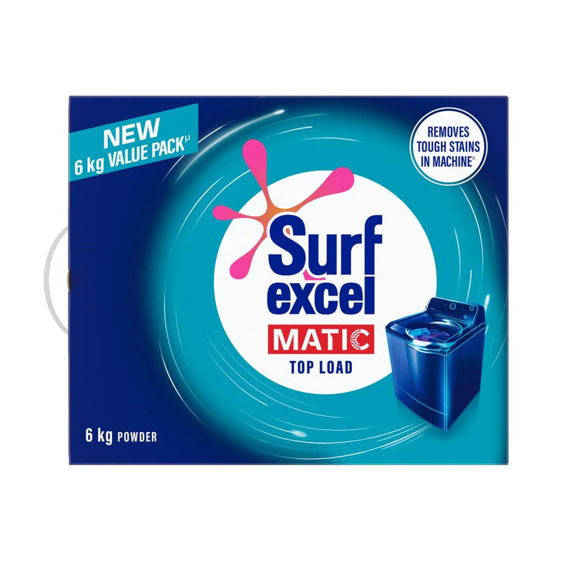 Surf Excel Matic Top Load Detergent Powder - 4 Kg with Free 2 Kg