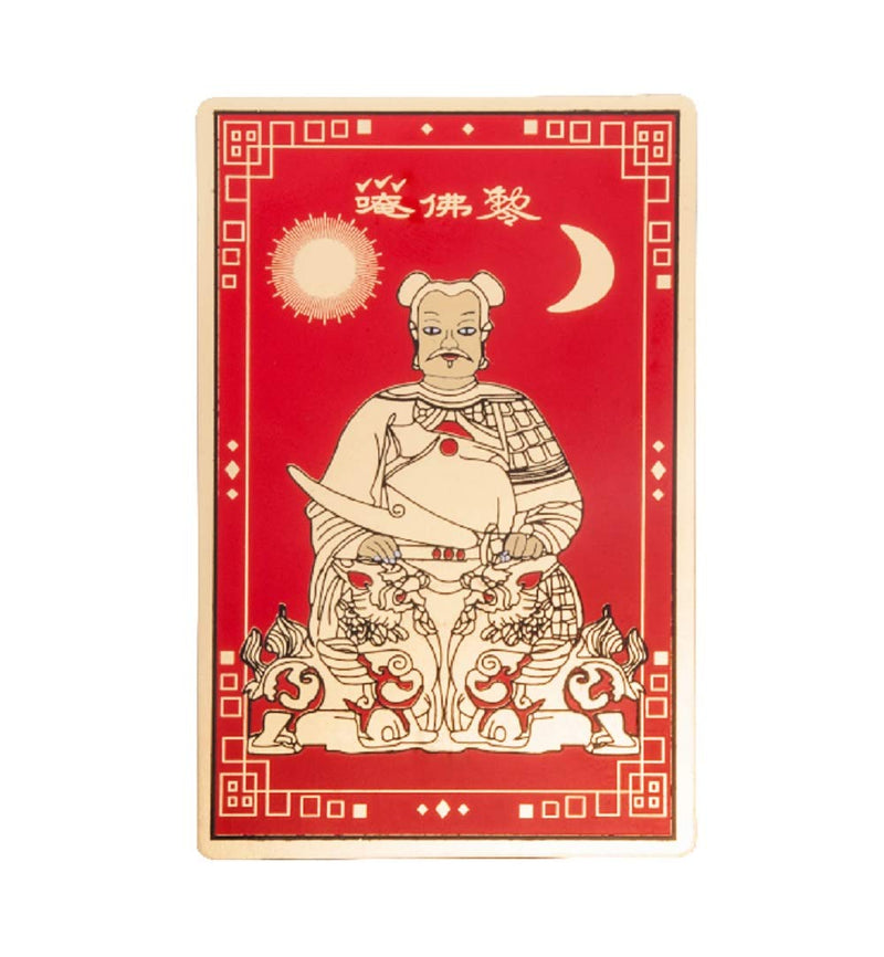 DMtse Chinese Feng Shui Tai Sui Amulet Card for Good Luck Wealth Success and Protection