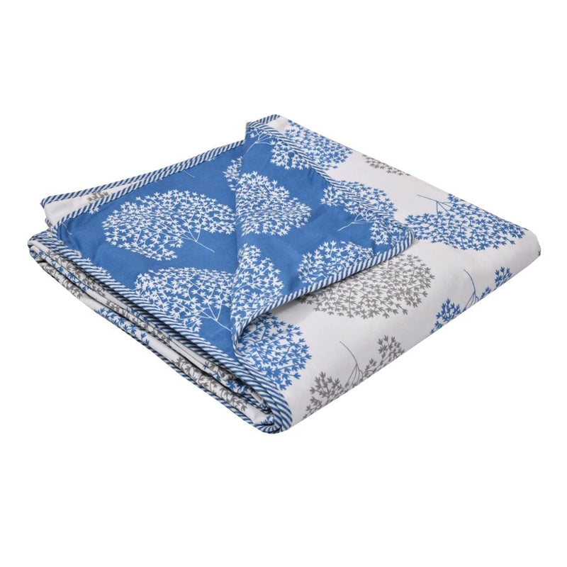 DEILYVERY Dohar Single &Double Bed | 115 GSM | Blanket, Dohar, Quilt, Cotton Dohar, AC Blanket, Reversible, Soft Light-Weight Bed Blanket (H M CD-1, Single)