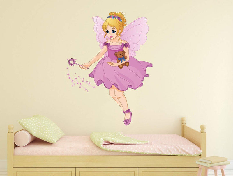 Littlebuds Littlebuds Kids Barbie Doll Medium Vinyl Wallsticker(60 cm x 80 cm)