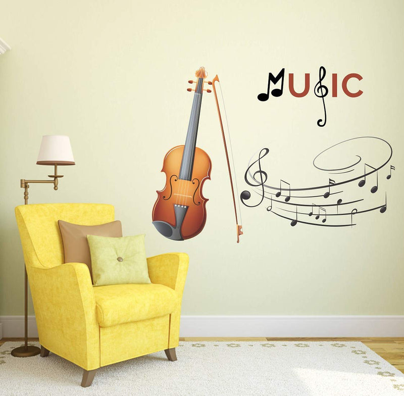 Tuffuk Music Large Vinyl Wallstickers for Home Decorations (70 cm x 50 cm)5TZ085