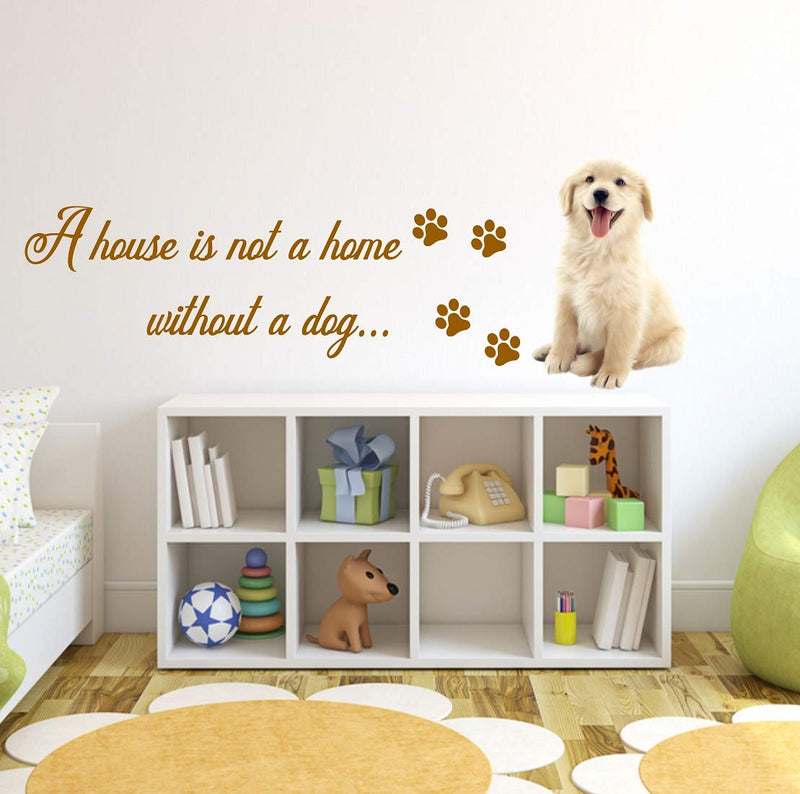 Tuffuk Doggy Large Vinyl Wallstickers for Home Decorations(120 cm x 40 cm)4TZ256