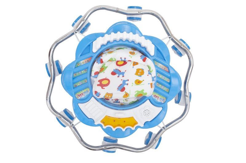 Maanit Musical Activity Walker For Baby (Blue, White)