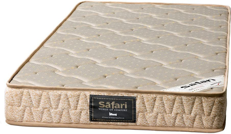 Safari | 5 Years Warranty | Bonded + PU Queen Size Bed Mattress, Comfort 5 inch Thickness (72x60x5)