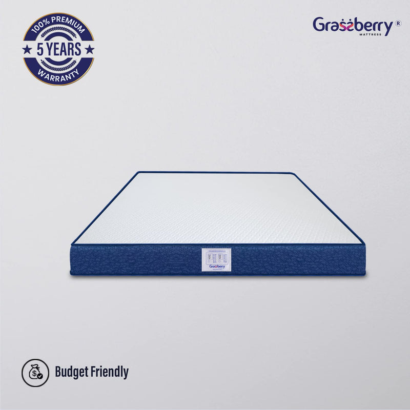 Grassberry Dual Sided Medium Soft Mattress (78x44x4) Double