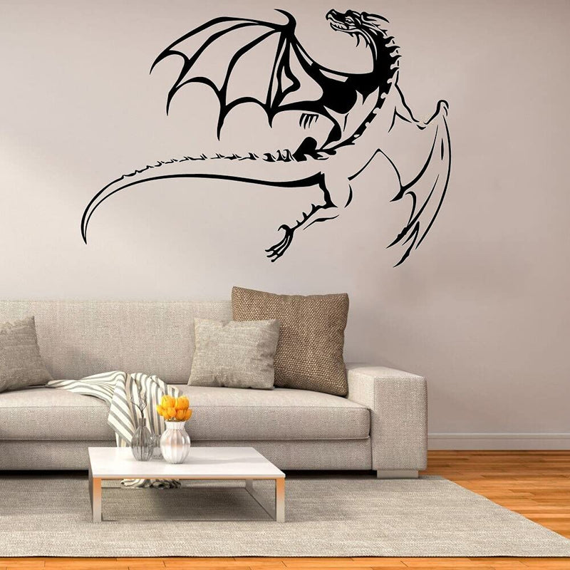 GADGETS WRAP Vinyl Decal Sticker Flying Dragon (Item Finish Size : 81cm x 57cm)