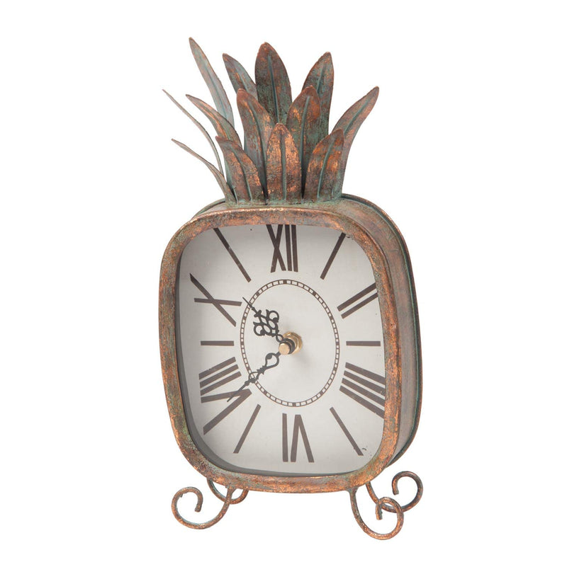 Foreside FCTT04217 Pineapple Tabletop Clock