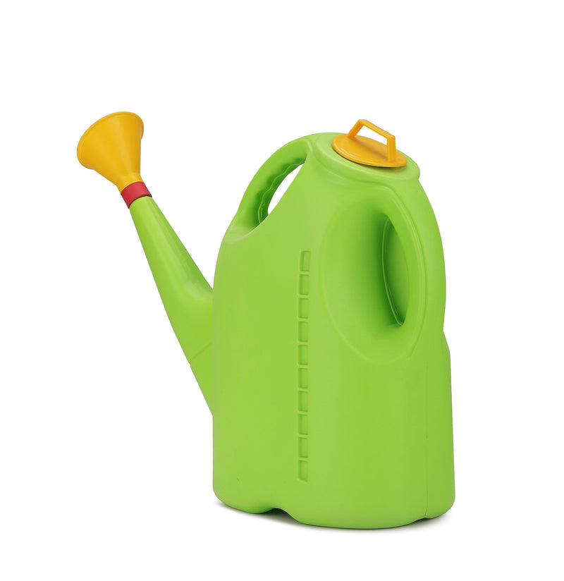 GTB Watering Can (10L) | Plastic Green Water Can with Sprayer for Plants/Garden | Indoor Outdoor Watering Shower Can | Sprinkler for Plants | Watering Hand Bottles for Garden | Water Spray Can