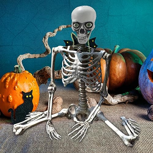 Enakshi Halloween Skeleton Props Party Favors Yard Full Body Posable Joints Skeleton 90cm|Home & Garden | Holiday & Seasonal D?©cor | Christmas & Winter | Figurines