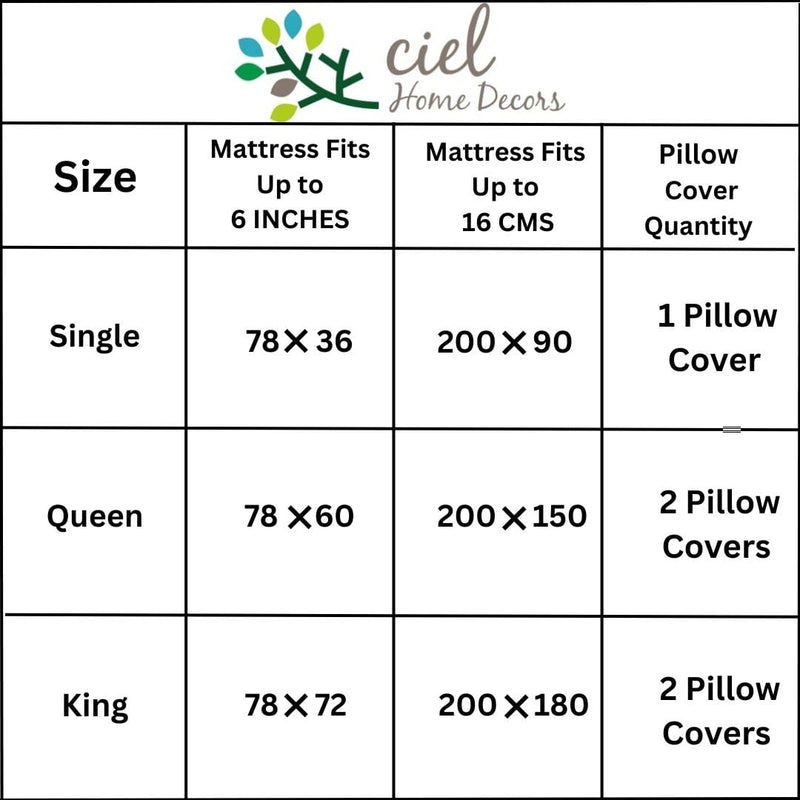 Ciel Home Wrinkle and Iron Free Cotton Rich Jersey (Soft T-Shirt Fabric) - Fitted Bed Sheet Set with 2 Pillow Covers - Fits Up to 6" Mattress- (78" X 60" Queen, Dark Coffee Heather)