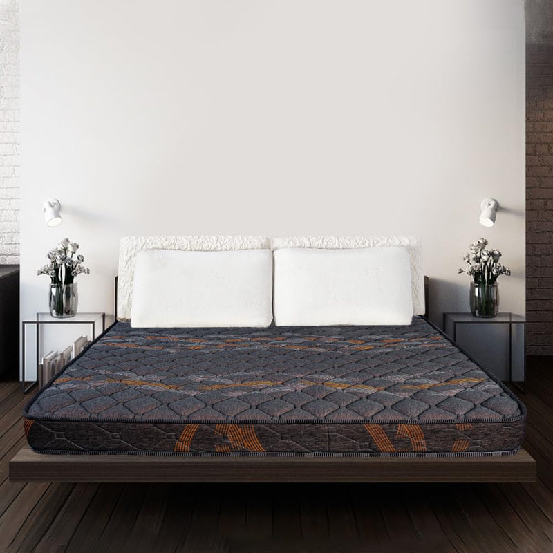 Whiteberry Spine Master 8 Inch ? Rebounded Foam Mattress / Single Memory Foam Mattress | Doctor?s Recommended, Pressure Relieving, Medium Firm, Orthopedic Mattress. Back Pain Relief (Single72"X42"X8")