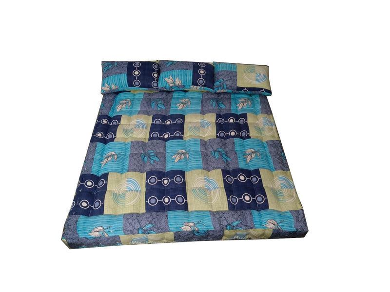 FMS Mattress - Organic Kapok/Silk Cotton/Ilavam Panju King Size Mattress.[ Size 6 x 6.5 ft/ 72 x 78 x 6 Inches ](Multicolour)