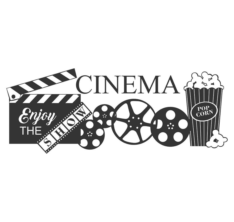 Tuffuk Cinema Large Vinyl Wallstickers for Home Decorations(70 cm x 30 cm)4TZ266