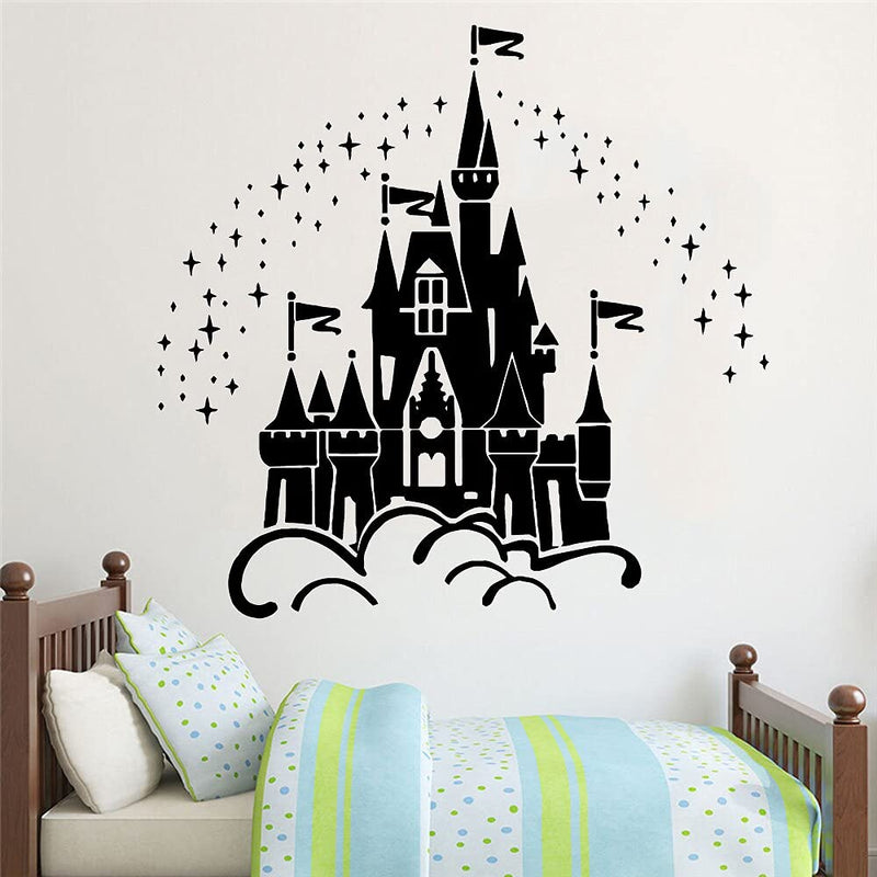 GADGETS WRAP Vinyl Decal Sticker Castle Under The Stars (Item Finish Size : 56cm x 55cm)