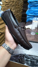 Men's Texture Casual Shoe Brown