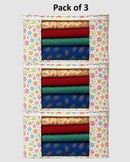 High Quality Flower Printed Saree Cover