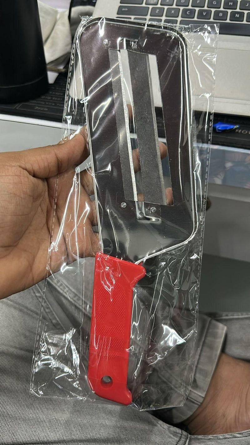 Double Slice Blade Knife