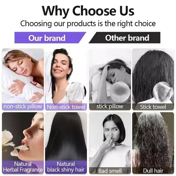 Unisex Instant Black Herbal Hair Dye Shampoo for Grey Hair Coverage Shampoo 3 in 1(100ml) Pack Of 2