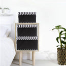 Organizer- Multi-Purpose Collapsible Storage Organizer with Transparent Lid(Set of 3)