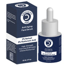 Dermistry 1% Retinol 2% Hyaluronic Acid Anti Aging Best Skin Firming Tightening Face Serum Removes Ageing Fine Lines & Wrinkles Deep Hydration Improves Elasticity Collagen Boost Look Younger Youthful All Skin Types 30ml