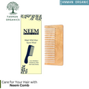 Tanman Organics Pure Kacchi Neem Wood Comb Pack Combo -03 (Pack of 2)