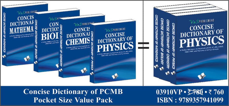 Concise Dictionary Of PCMB Pocket Size Value Pack