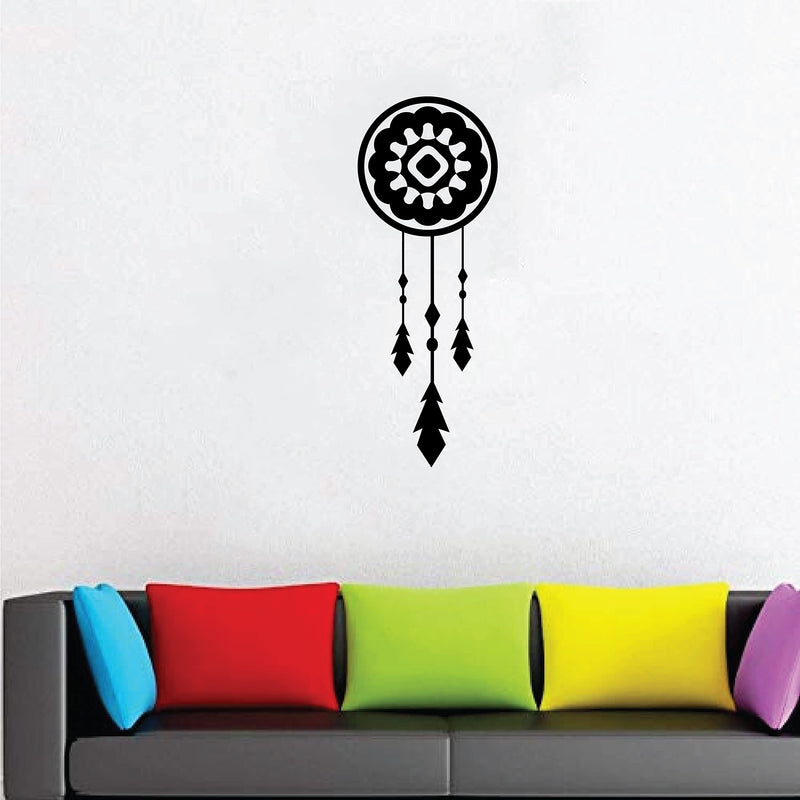 VVWV Dream Catcher Wall Stickers for Living Kids Girls Boys Bedroom Home & Kitchen Hall Wall Vinyl Decor L x H 30 x 80 Cms