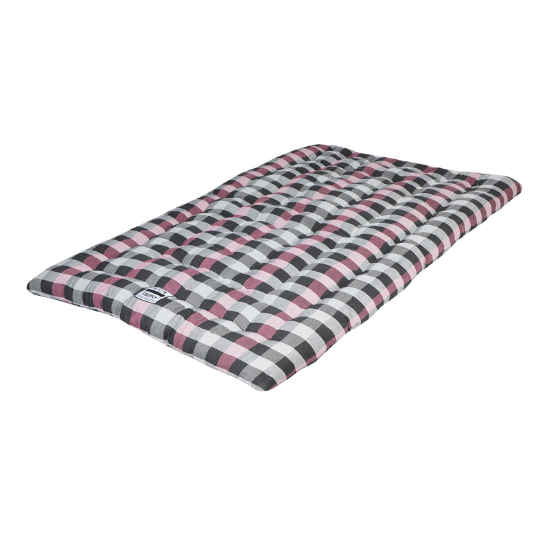 COLOFLY Single Bed Cotton Filled Mattress Gadda Soft & Reversible (Pink Colour, 3 x 6 ft or 72 x 36 x 4 Inch)