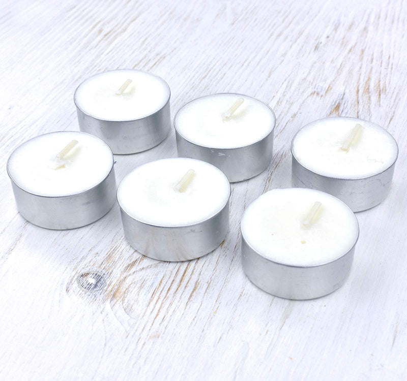 ThirteenKcanddle Tealight Candles Assured 7.9 Hours Burn Time Unscented White Tea Light Pack of 100