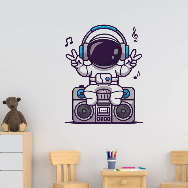 Wallstick Astronaut Decorative Wallsticker (40 x 51 cm)