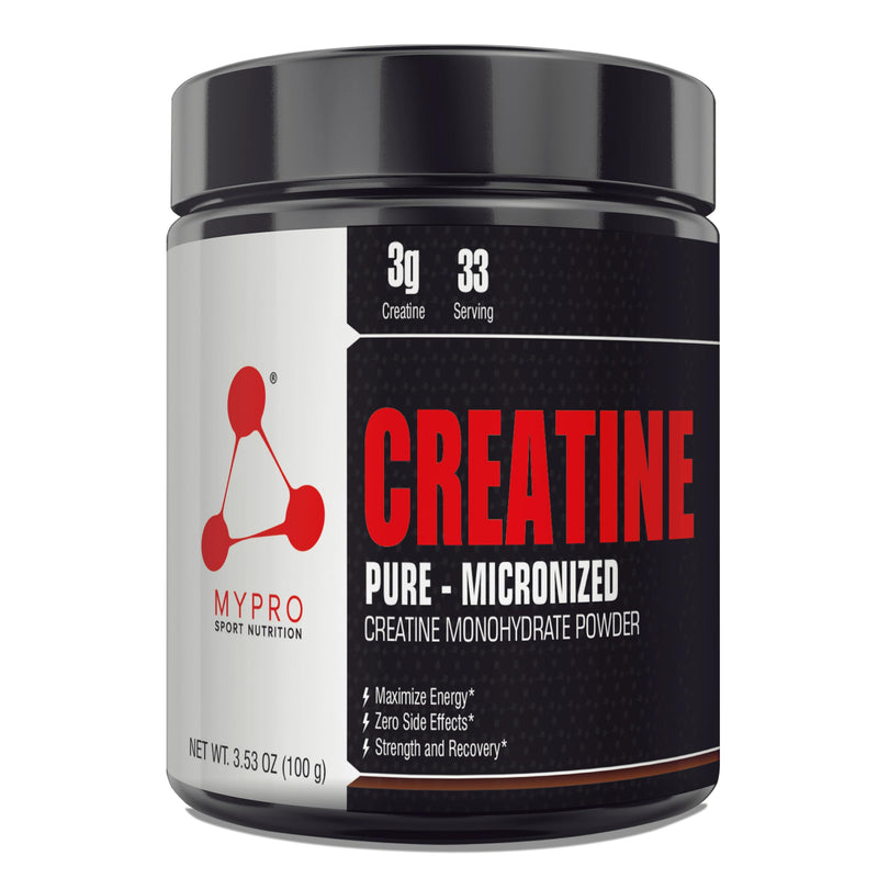 Mypro Sport Nutrition Micronized Creatine -30 Serving (100 Gm) Promote Rapid Recovery-Increase Strength-Reduce Fatigue-Lean Muscle Building-100% Pure Creatine-Supports Muscle Growth