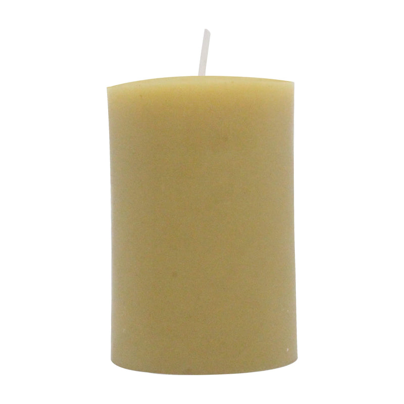 Star Light Candles Natural 100% Pure 2"x3" Bees Wax Candle (5 cm x 7.5 cm, Set of 1, SL-62)