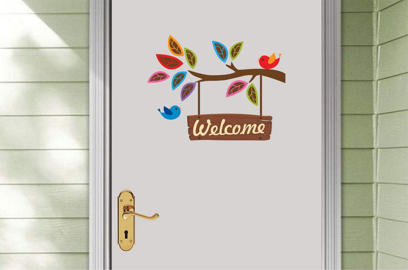 Asmi Collections Welcome Home Wall Stickers for Entry Gate