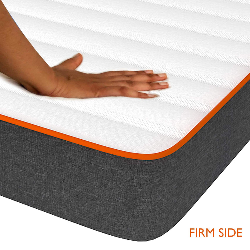 Coirfit Ortho Dual Hard & Soft Queen 6 inch HR Foam Roll Packed Mattress,(72x60x6)