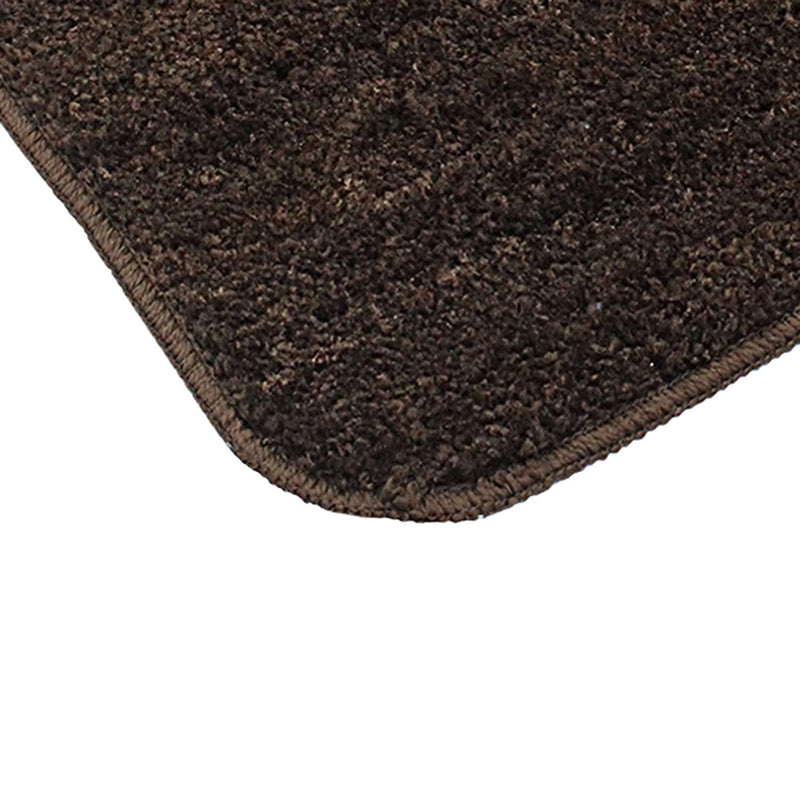 SKIVE India Stylish Anti Skid Backing Super Soft Velvet Feel Fur Bedside-skive2 Runner for Bedroom Living Room Floor Home Decoration (Coffee, 40 x 120 CM) 1Pcs