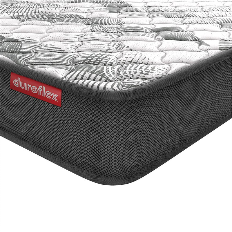 duroflex Durobond Pro Dual Side Reversible Coir Mattress, Firm and Medium Firm Comfort, King Size Mattress (72X72X5 Inches), Grey