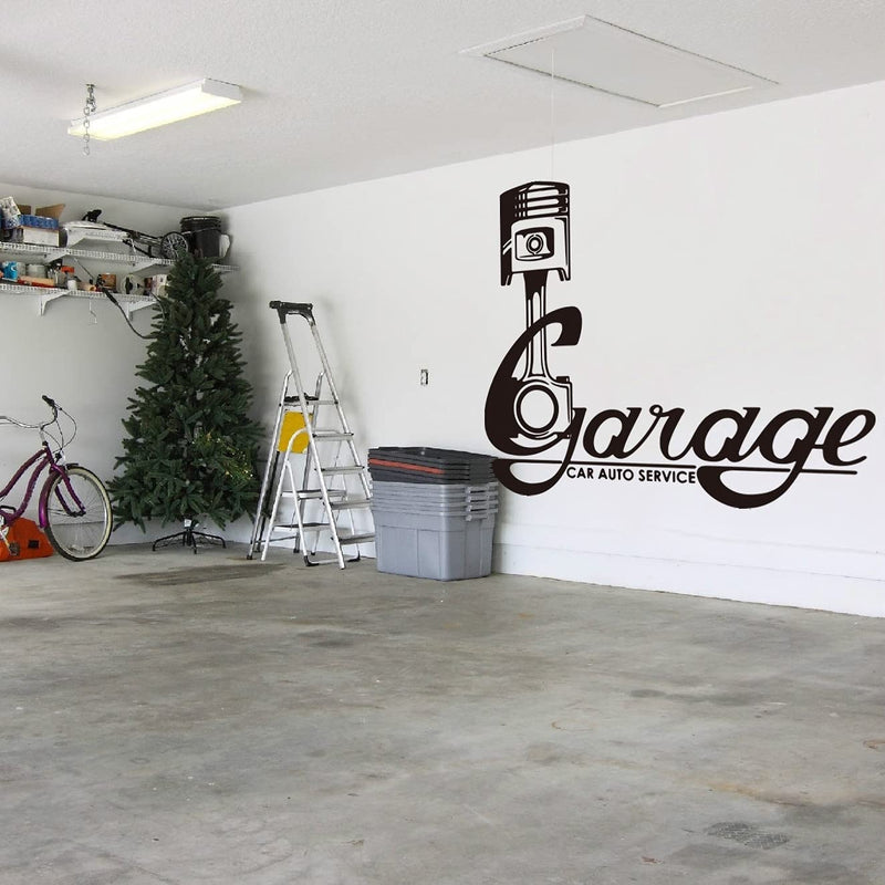 GADGETS WRAP Vinyl Decal Sticker Retro Garage Repair Piston (Item Finish Size : 70cm x 58cm)