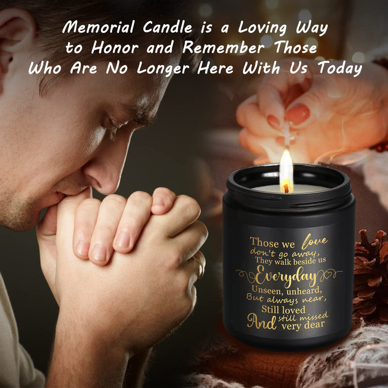 Sympathy Gift in Memory of Loved One Lavender Scented Candle Thoughtful Condolences Grief Gifts for Bereavement Funeral Remembrance Sorry for Your Loss Mother Father