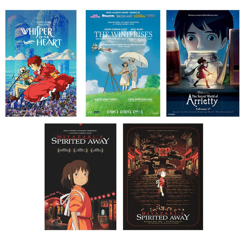 Tallenge - Studio Ghibli - Set of 10 Magnets (Magnet,4 x 6 inches, Multicolour)