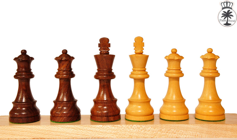 Palm Royal Handicrafts 3.75 inch Wooden Chess Pieces Set Made of Acacia Wood and Box Wood King Size 3.75 inch