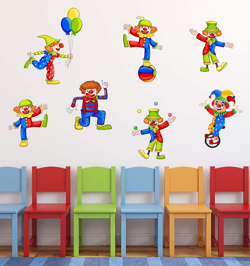 Tuffuk Circus Jocker Large Vinyl Wallstickers for Home Decorations (110 cm x 70 cm)5TZ361